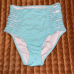 High waist bikini bottoms